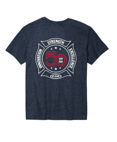 E-ONE 50th Anniversary Maltese Cross T-shirt | Two Colors Available